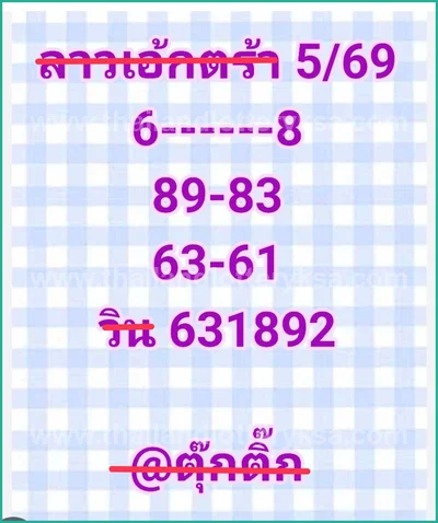 Thailand Lottery VIP 100% Sure Number Final Game 1-6-2026