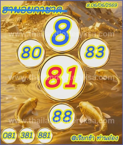 Thai Lottery 3Up Set HTF Non-Miss Tips Numbers 16.06.2026