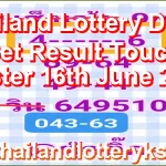Thailand Lottery Down Set Result Touch Master 16th June 2026