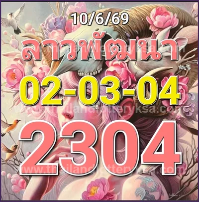 Thailand Lottery Down 3Up Formula Lucky VIP Set 16/06/2026