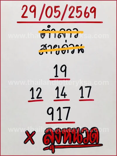 Thailand Lottery Down Lucky Set Paper Game Tips 16.06.2026