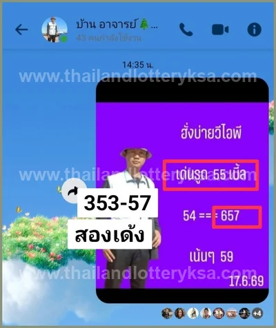 Thailand Lottery Cut Digit Game Master Winning 3Up 01-7-2026
