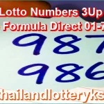 Thai Lotto Numbers 3Up Final Game Formula Direct 01-7-2026