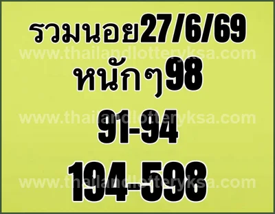 Thai Lotto Touch Result Set Cut Digit Direct HTF 01-07-2026