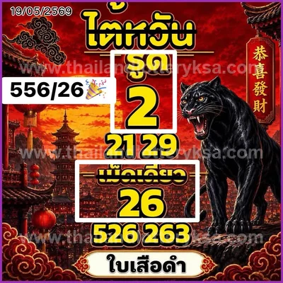 Thai Lottery Master HTF Final Game Winning Touch 01/7/2026