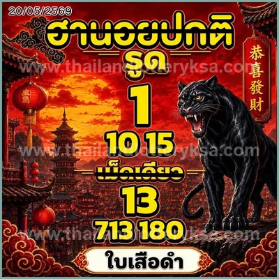 Thai Lottery Master HTF Final Game Winning Touch 01/7/2026
